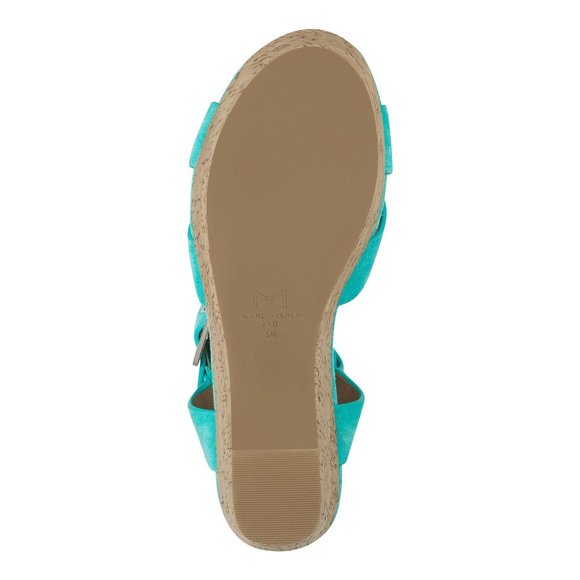 NEW Marc Fisher Cacie Wedge Sandals Size 8 - Picture 4 of 5